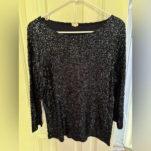 J.Crew sequin top